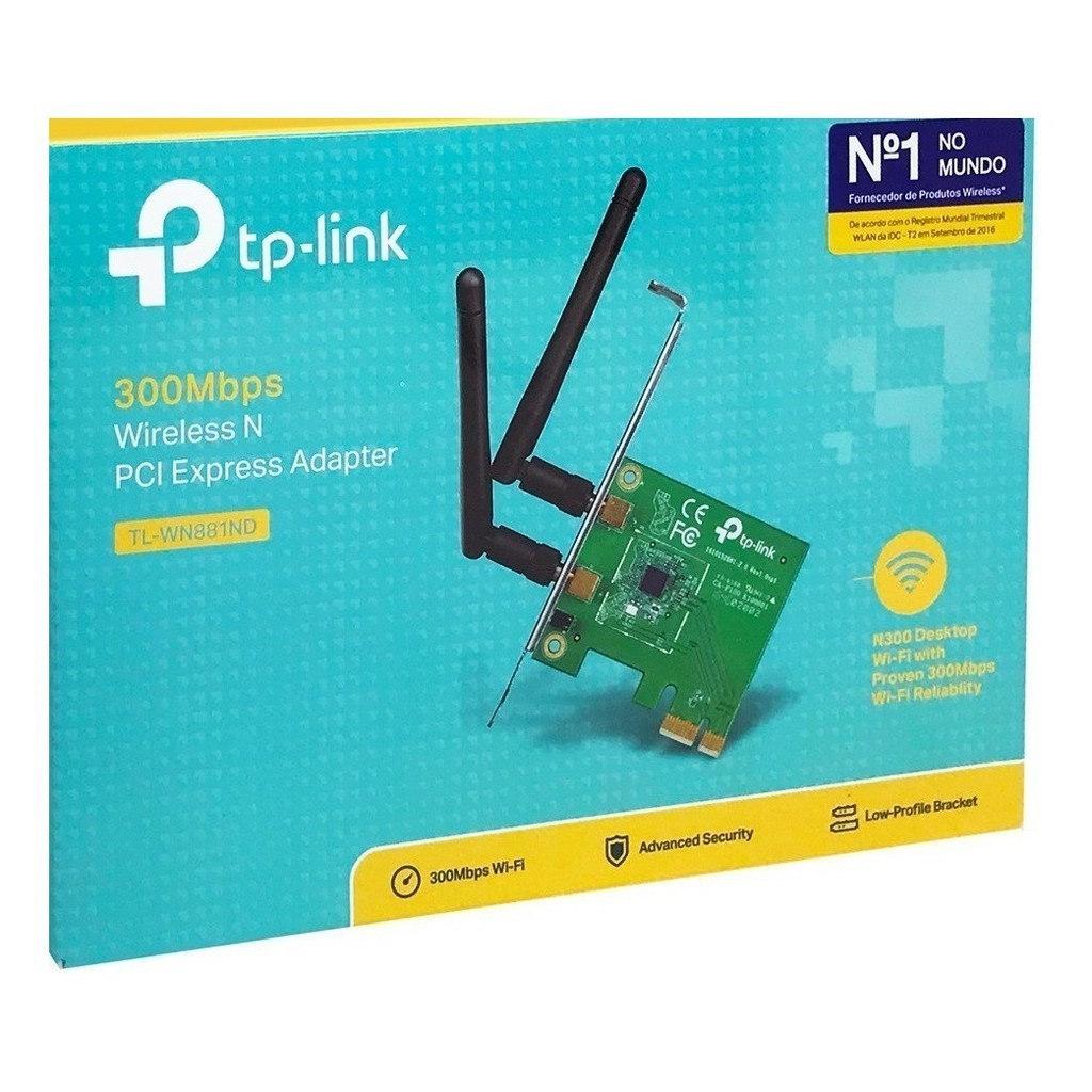 TP-Link TL-WN881ND 300Mbps Wireless N PCI Express Adapter