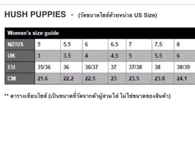 Saks publikum Legitim Hush puppies size us 7.5 เท้ายาว 23.8cm | Shopee Thailand