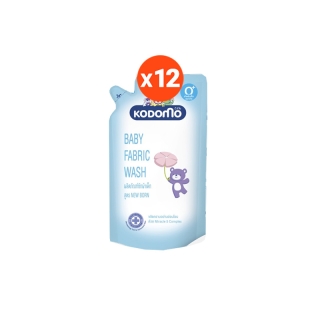 [ ยกลัง ] KODOMO น้ำยาซักผ้าเด็ก โคโดโม นิวบอร์น (Newborn) สำหรับเด็กแรกเกิด 600ml (ชนิดถุงเติม) 12 ถุง LIONSOS