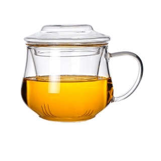 Bighot แก้วชาพร้อมที่กรองและฝาปิดแก้ว 300 ml.   XXL020