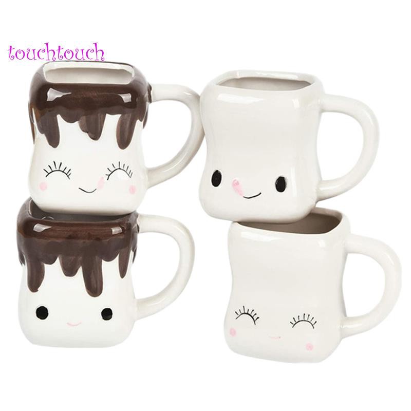 cute marshmallow shaped hot chocolate mugs ceramic