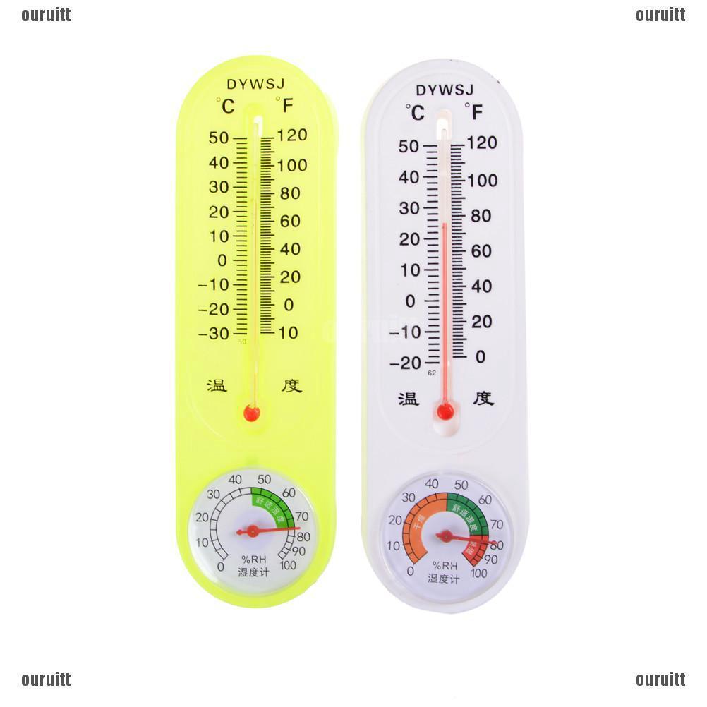 1pc Household Thermometer Hygrometer Indoor Wall Hanging Weather Tester Measure