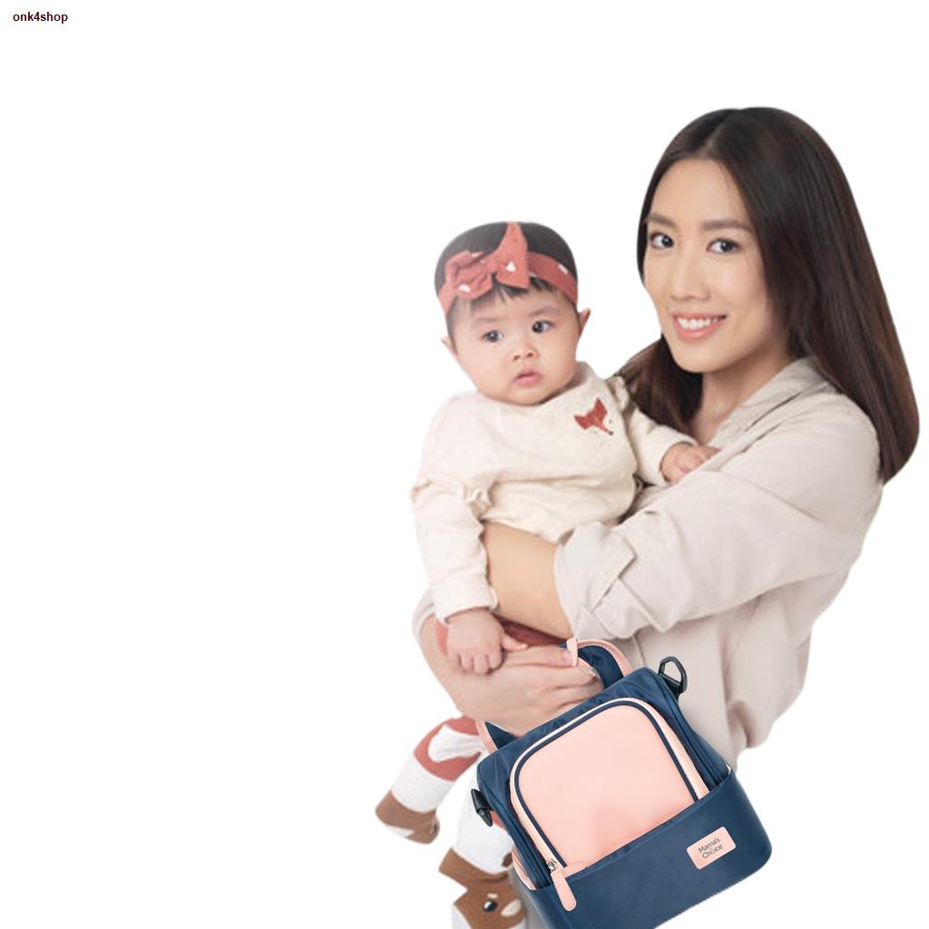 จัดส่งจากประเทศไทยMama’s Choice กระเป๋าเก็บความเย็น กระเป๋าใส่ขวดนม เก็บนมแม่ รักษาอุณหภูมิ - Sling Cooler Bag