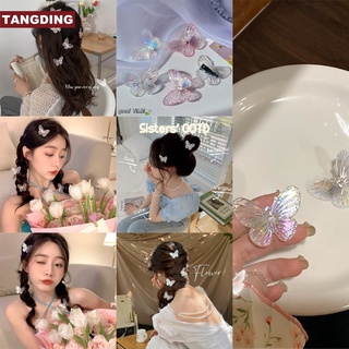 【COD Tangding】กิ๊บติดผม รูปผีเสื้อ หวานแหวว สไตล์ฤดูใบไม้ผลิ สําหรับผู้หญิง 5 ชิ้น ต่อชุด