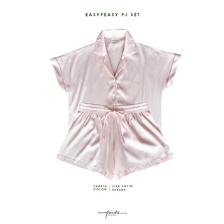 Panche.Sleepwear ชุดนอนรุ่น EasyPeasy สี Sakura