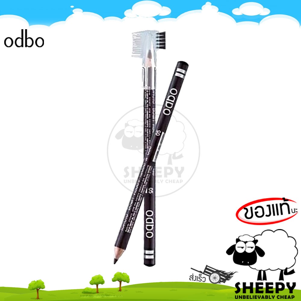 odbo ดินสอเขียนคิ้ว Eyebrow pencil & brush (OD760)