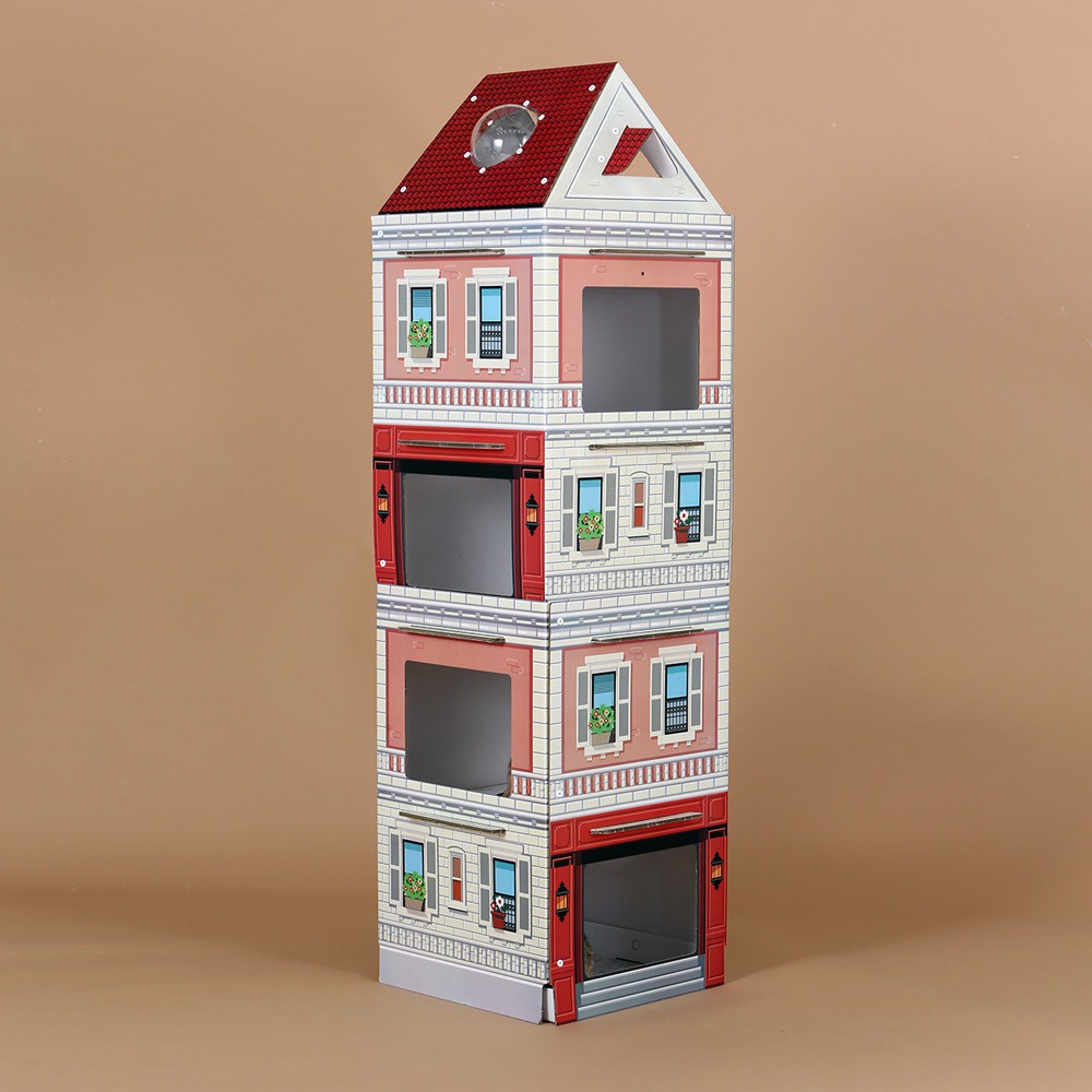 Kittenbox บ้านแมว คอนโดแมว 5 ชั้น มีหลังคา Palace Series
