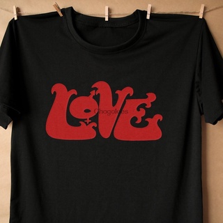 เสื้อยืดคอกลมเสื้อยืดคอกลม แขนสั้น ผ้าฝ้าย พิมพ์ลาย Love Band Love Is Love Arthur Love Band Psychedelic Folk Rock I Love