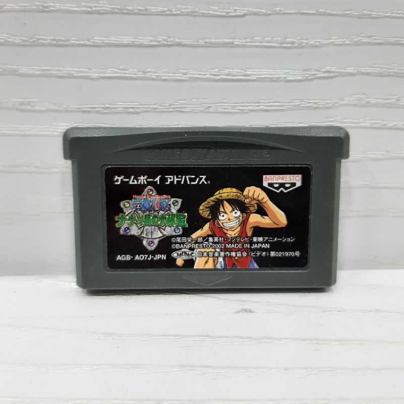 ตลับแท้ [GBA] [0096] From TV animation - One Piece: Nanatsu Shima no Daihihou (Japan) (AGB-AO7J) Gam
