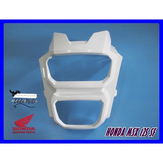 HONDA MSX125SF year 2016-2018 "WHITE" GROM HEADLIGHT COVER "GENUINE PARTS"  // ฝาครอบไฟหน้า สีขาว แท้ รับประกันคุณภาพ