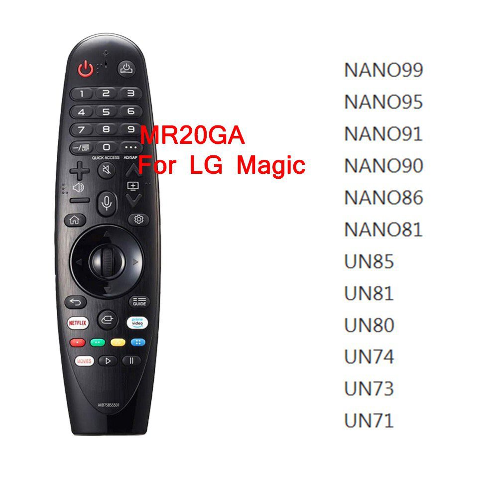 รีโมตคอนโทรล MR20GA 43UK6400PLF 55UN710NEW สําหรับทีวี lg Magic Remote พร้อมรีโมตควบคุมด้วยเสียง AN-MR650A AN-MR18BA AN-MR19BA