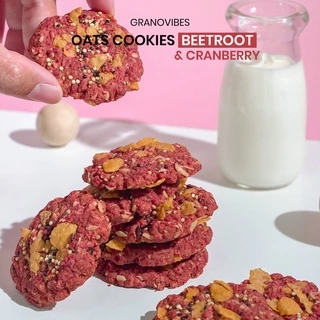 [💛เจ/ รสยุสุ มังสวิรัติ] Granovibes Oats Cookies กราโนไวบ์ส คุกกี้ข้าวโอ๊ต 1 กล่อง บรรจุ 16 ซอง (เลือกรสในตัวเลือก)