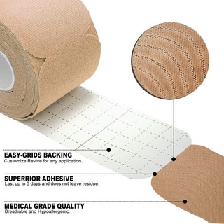 🔥Kinesiology tape Sport tape เทปบำบัดกล้ามเนื้อ เทปพยุงกล้ามเนื้อ ลดอาการบาดเจ็บ เพิ่มประสิทธิภาพของกล้ามเนื้อ เทปผ้าบำบัด เทปพยุงกล้ามเนื้อ