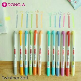 ปากกา dong-a twinliner soft