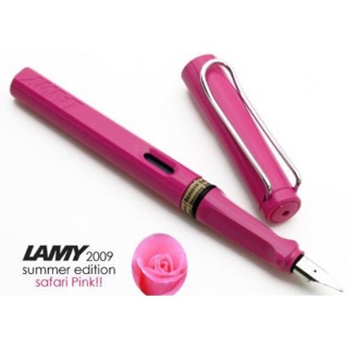 ของแท้ 💯 % Lamy Safari Fountain Pen Pink 2009 Limited Edition