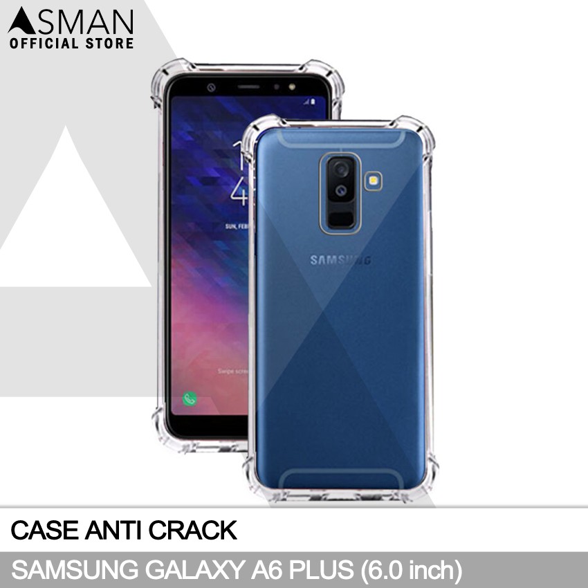 Anti Crack Samsung Galaxy A6 Plus (6.0") | เคสนิ่มป้องกันการกระแทก-ใส