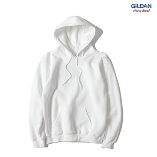 เสื้อฮู้ด Gildan Hooded White สีขาว