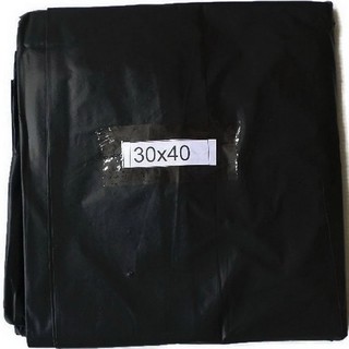 papamami Black Garbage bag ถุงขยะ ถุงใส่ขยะขนาด 30นิ้วx40นิ้วบรรจุ1 ก.ก - สีดำ