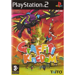 Graffiti Kingdom ps2 แผ่นไรท์ แผ่นเกมPS2 เกมเพทู แผ่นplay2 ps2