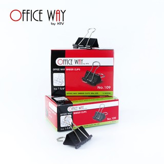 Office Way คลิปดำ รุ่นOW-109 40มม. 2กล่อง