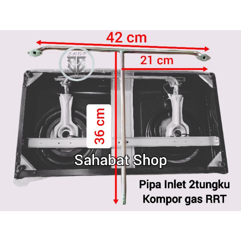 2-BURNER INLET HOSE / EAR IRON PIPE สําหรับทั่วไป PRC GAS STOVE