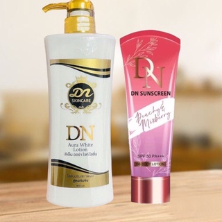 DN Aura White Lotion ดีเอ็น ออร่า ไวท์ โลชั่น ของแท้ 100% ขนาด 400Ml