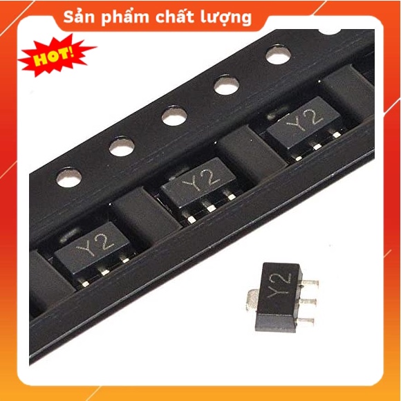 ดีประเภท 10 ทรานซิสเตอร์ Ss8550 s8550 SMD Power Semiconductor Balls NPN SOT23 y2