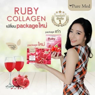 [ กล่องใหญ่ 15 ซอง ] RUBY KITO COLLAGEN รูบี้ คอลลาเจน สารสกัดจากสาหร่ายแดง บำรุงผิว ข้อ เล็บ ผม