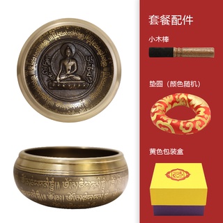 #พร้อมส่ง ขันทิเบต Tibetan Singing Bowl ขนาด 12 cm. ใช้สำหรับทำสมาธิขณะสวดมนต์