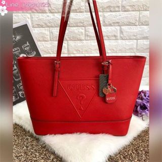 GUESS SAFFIANO SHOPPER BAG ของแท้ ราคาถูก