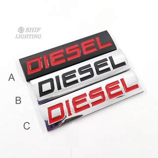 สติกเกอร์โลหะ ลายโลโก้ตัวอักษร DIESEL แบบเปลี่ยน สําหรับติดตกแต่งรถยนต์ รถบรรทุก จํานวน 1 ชิ้น