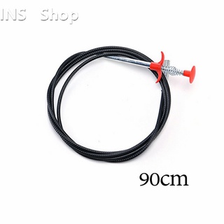 งูเหล็กทะลวงท่อตัน  แก้ท่อตัน สปริงทะลวงท่อตัน งูเหล็ก (ยาว60 เซน 60cm) Drain Pipe Jam Cleaner