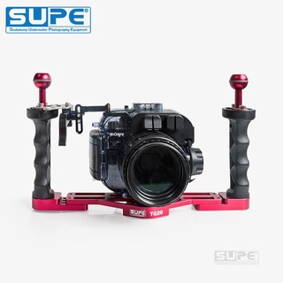 SUPE - TG20 Aluminium Alloy Tray Grip Underwater Scuba Diving Photography Accessories Light Mounting Camera