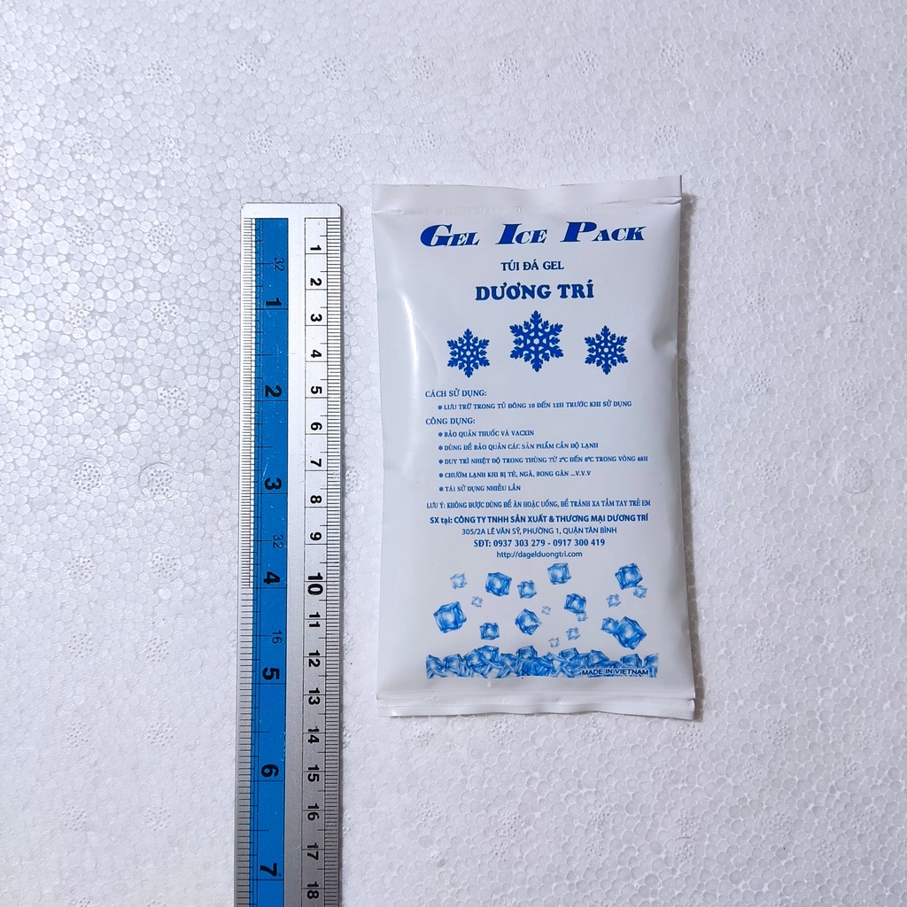 COMBO 5 BAGS Dry Ice Gel Ice เก็บความเย็น 100g - ถุงน้ําแข็งเจลเก็บเครื่องสําอางเย็น