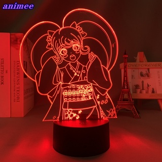 โคมไฟตั้งโต๊ะ Led ลายการ์ตูนอนิเมะ Hiyoko Saionji 3d ของขวัญวันเกิด สําหรับตกแต่งห้องนอนเด็ก