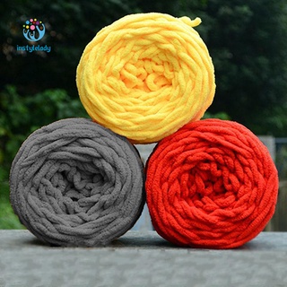 ✌Iy DIY Soft Scarf Sweater Towel Thick Yarn Knitting Chunky Towelling Yarn Ball