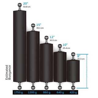 Dive Pro Float arm มีหลายขนาด