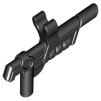 Lego part (ชิ้นส่วนเลโก้) No.15445 / 33440 Minifigure Weapon Gun, Blaster with Clip