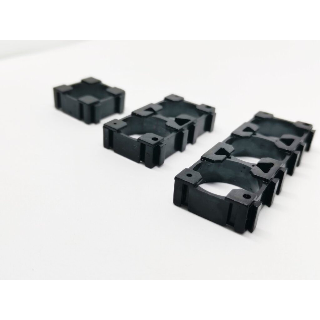 ตัวยึดแบตเตอรี่ 18650 Battery Case Holder Bracket แผ่นบาสเก็ต18650 แต่ละตัวสามารถต่อเป็นแพได้