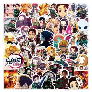 (G) สติ๊กเกอร์ดาบพิฆาตอสูร Kimetsu no Yaiba ดาบพิฆาตอสูร Demon Slayer sticker สติ๊กเกอร์ ของเล่น ของสะสม (4-7cm) 🇨🇳