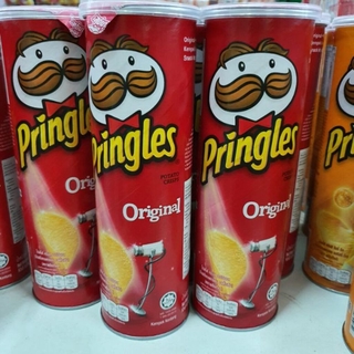 พริงเกิลส์ รสดั้งเดิม สีแดง pringles original 107 กรัม