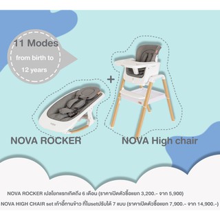 NOVA ROCKER ซื้อคู่กับ NOVA HIGH CHAIR