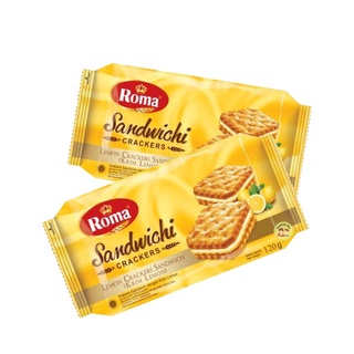 ✨โปร✨ พร้อมส่ง Roma Sandwichi Crackers แครกเกอร์แซนวิชครีมมะนาว แท้💯