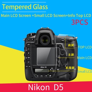 Bizoe ฟิล์มกระจกนิรภัย กันรอยหน้าจอกล้อง ด้านหลัง สําหรับ Nikon D6 D5 D4 D4s S