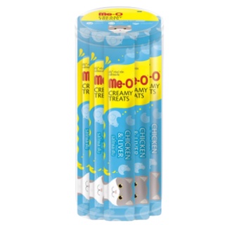 ขนมแมวเลียมีโอ MeO Creamy ขนาด 1 กล่อง 15g 36 หลอด มี 11 รสชาติ Sikan pet