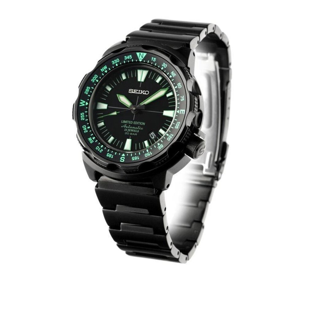 SEIKO Land Monster Limited Edition Automatic Men's Watch สายสแตนเลส รุ่น SARB075 - Black