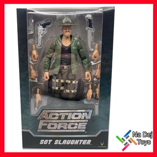 Valvaverse Action Force SGT Slaughter 6 Figure วัลวาเวิร์ส แอคชั่น ฟอร์ซ จ่าสิบ สลอทเธอร์ ขนาด 6 นิ้ว ฟิกเกอร์