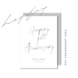 ✨✨HEY! Anniversary Card การ์ดครบรอบใส่ชื่อได้ No.3