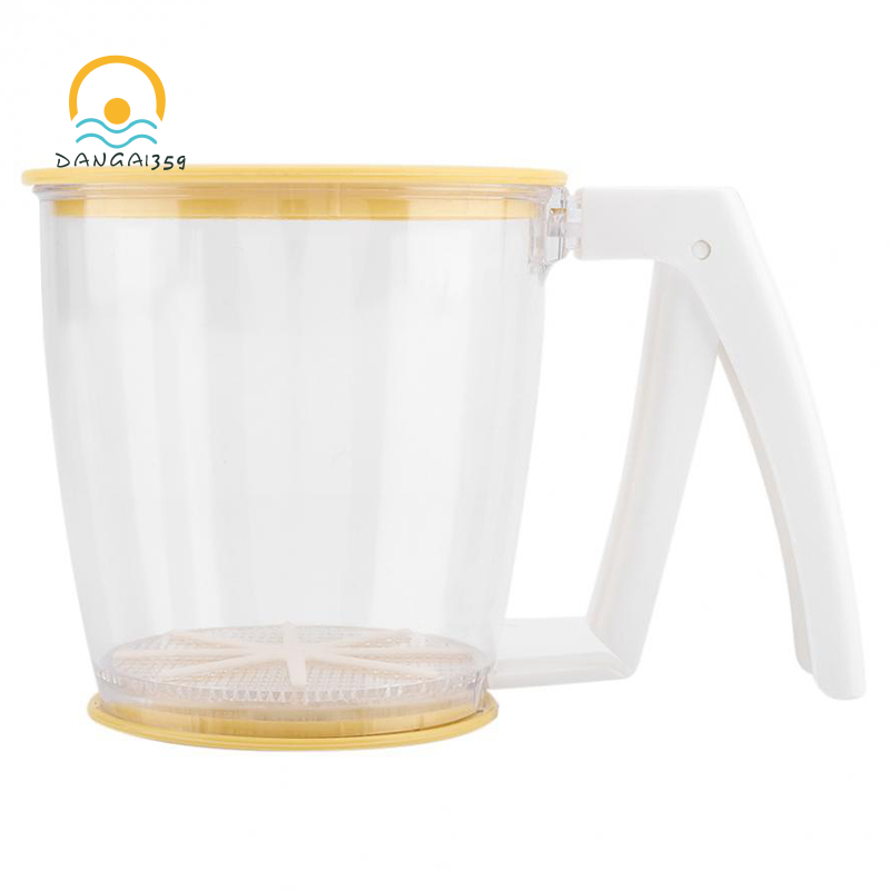 HandHeld Cup Flour Sifter Strainer Powder Mesh Sieve Baking Supplies