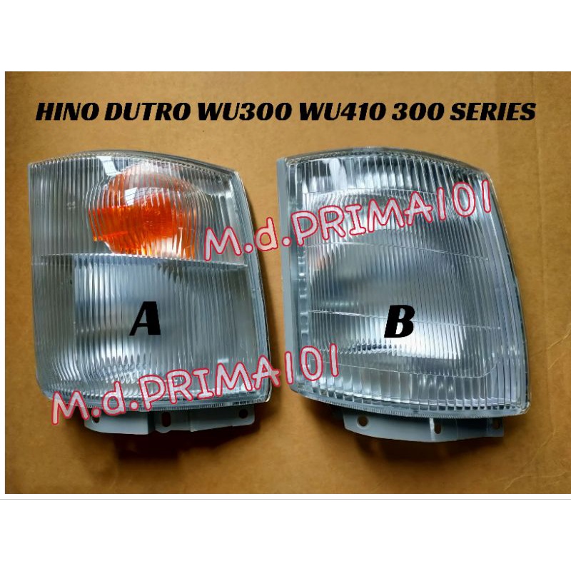HINO DUTRO WU300 WU410 300 SERIES ANGEL โคมไฟด้านข้างป้าย